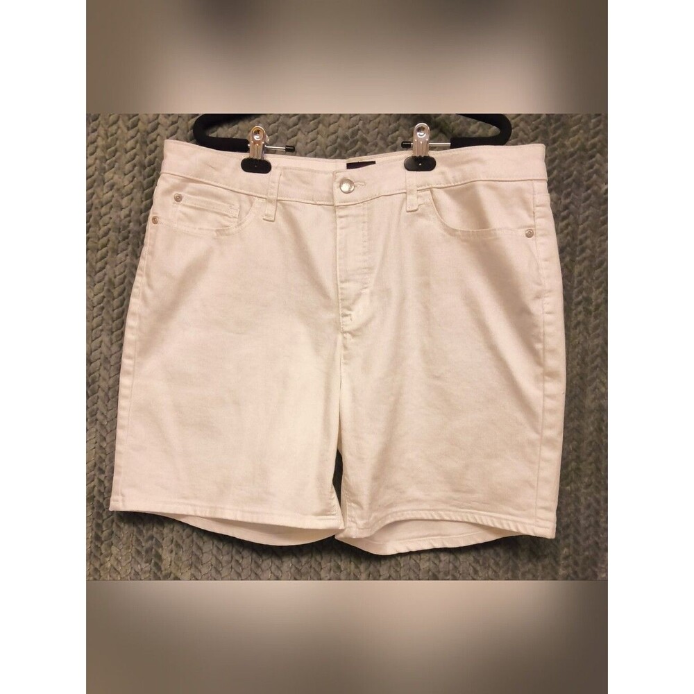 Lee White Denim Jean Shorts